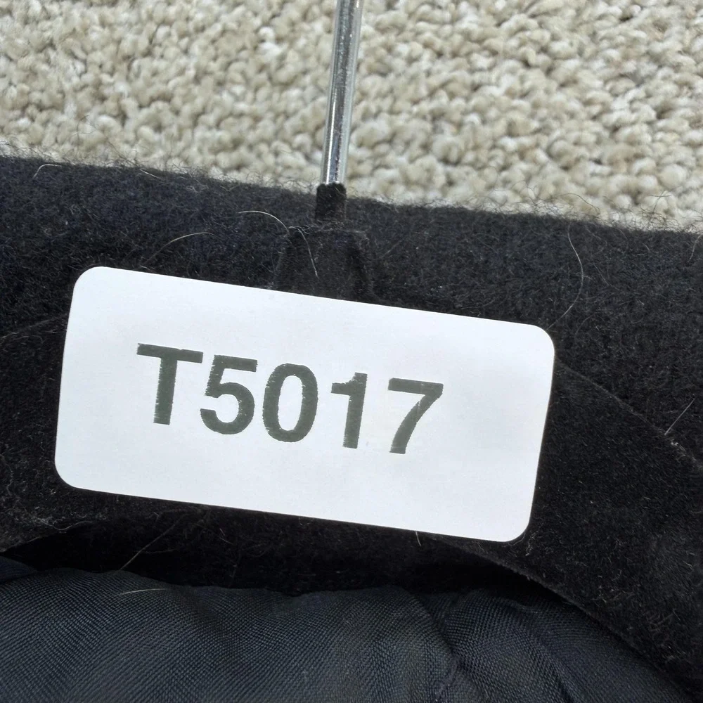 Vintage Sportsman's Guide Coat Mens 44 Black Wool Pea Lined USA Workwear Winter